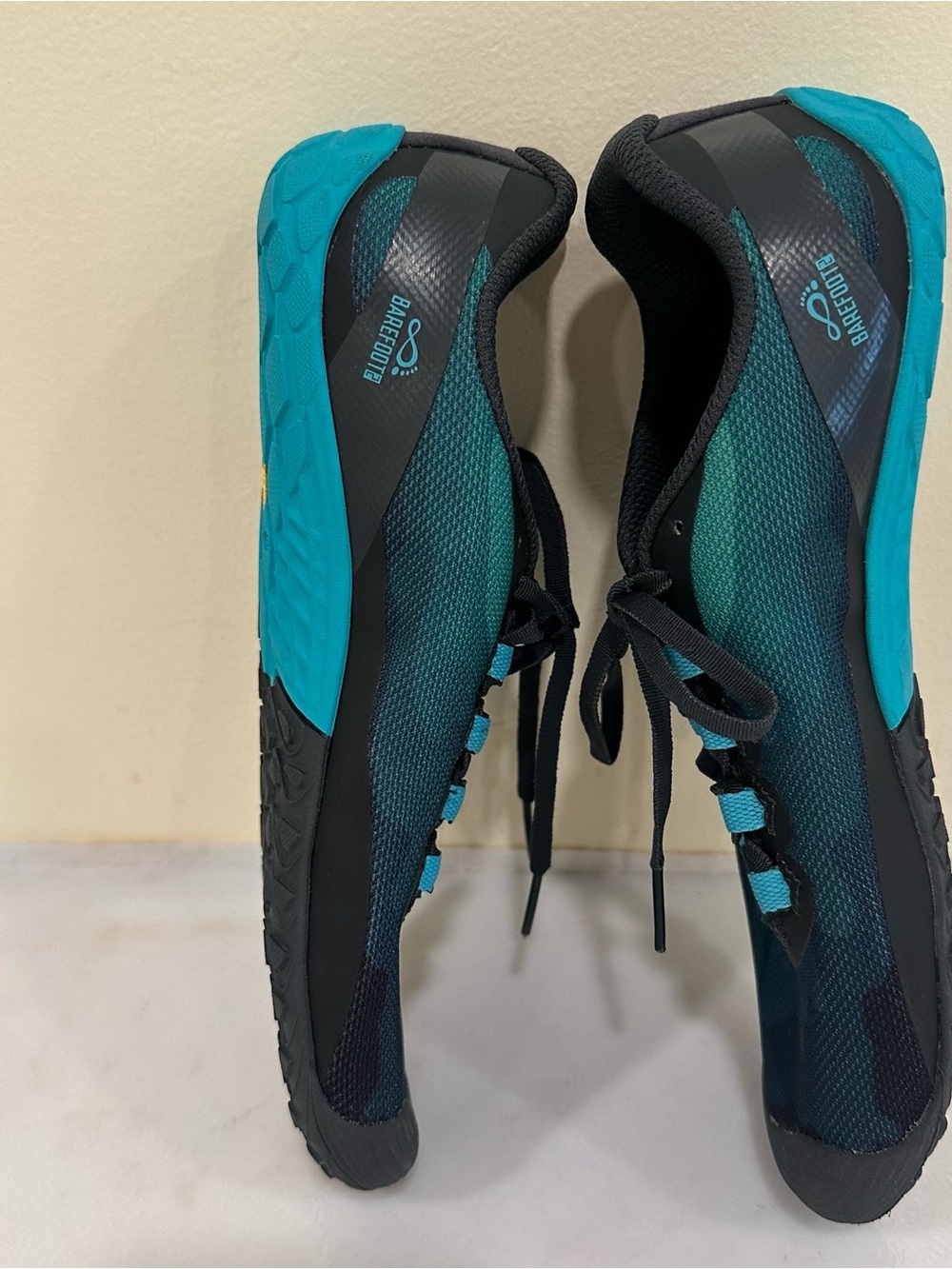 Merrell Vapor Glove 4 Green & Blue Lace Up BAREFOOT Sneakers Size Ladies 8 - Picture 7 of 10